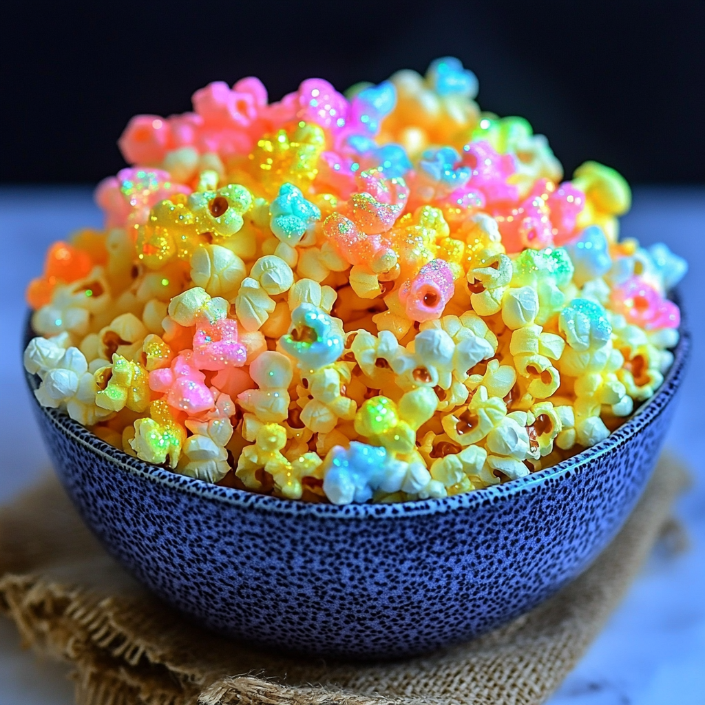 Glow-in-the-Dark Candy Popcorn Bombs